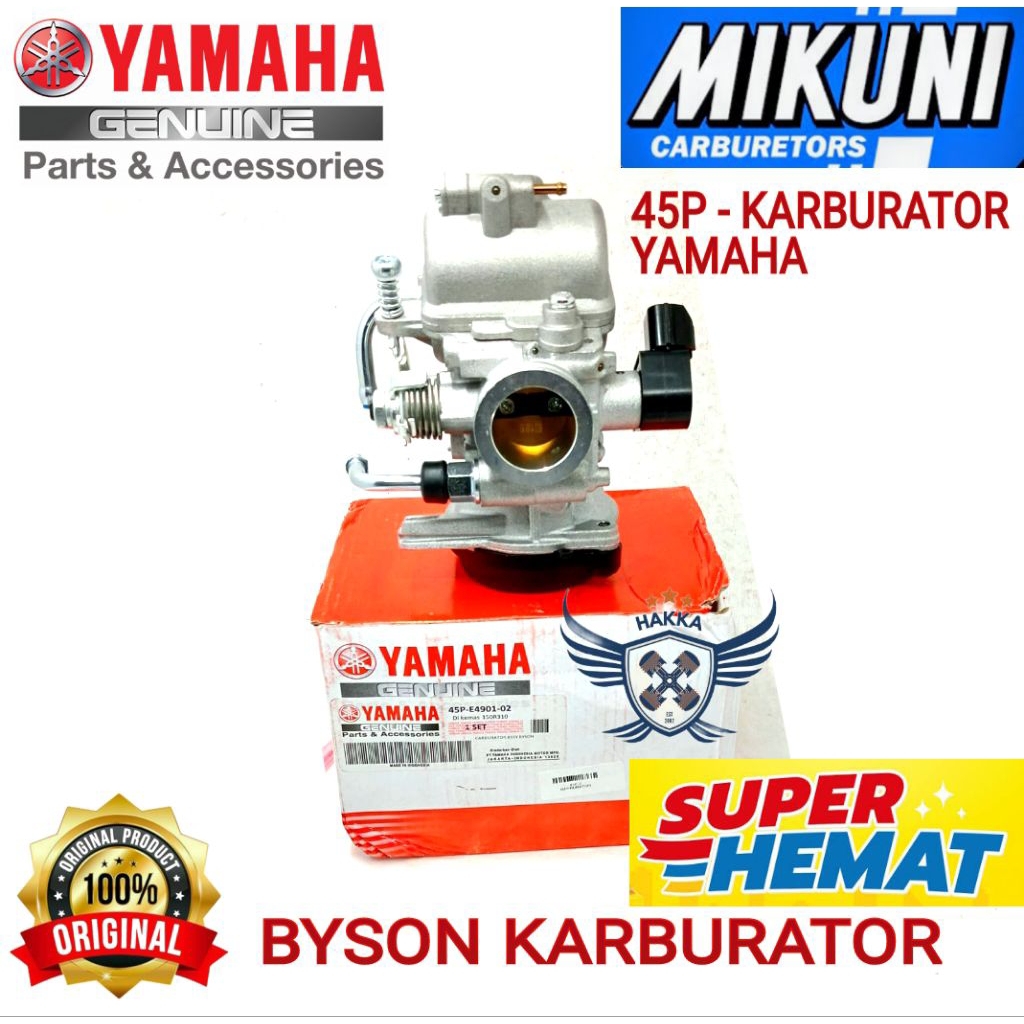 45P ORIGINAL KARBURATOR YAMAHA BYSON KARBU, KARBURATOR YAMAHA BYSON KARBU, KARBURATOR YAMAHA BYSON O