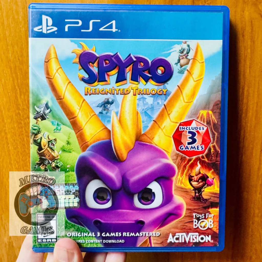 Ps4 Spyro Reignited Trilogy Kaset Spiro Playstation 4 ps 4 Games Game Original sony petualangan anak