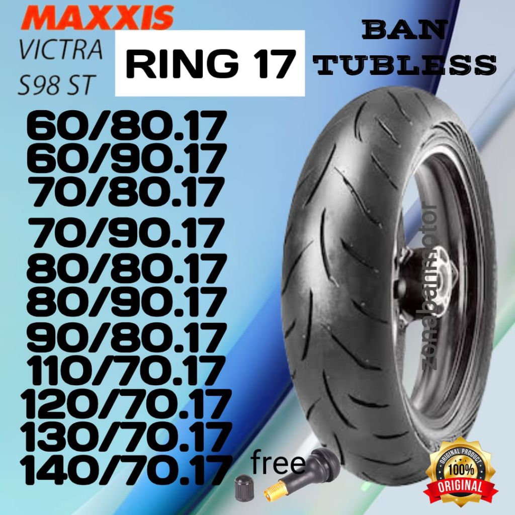 MAXXIS VICTRA RING 17 ( 60/80.17, 60/90.17, 70/80.17, 70/90.17, 80/90.17, 80/80.17, 90/80.17, 110/70