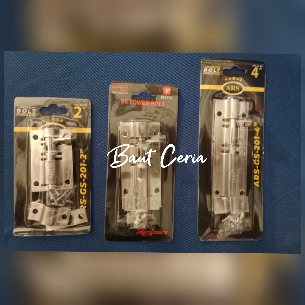 Slot Grendel jendela Slot Grendel pintu 2" 3" 4"