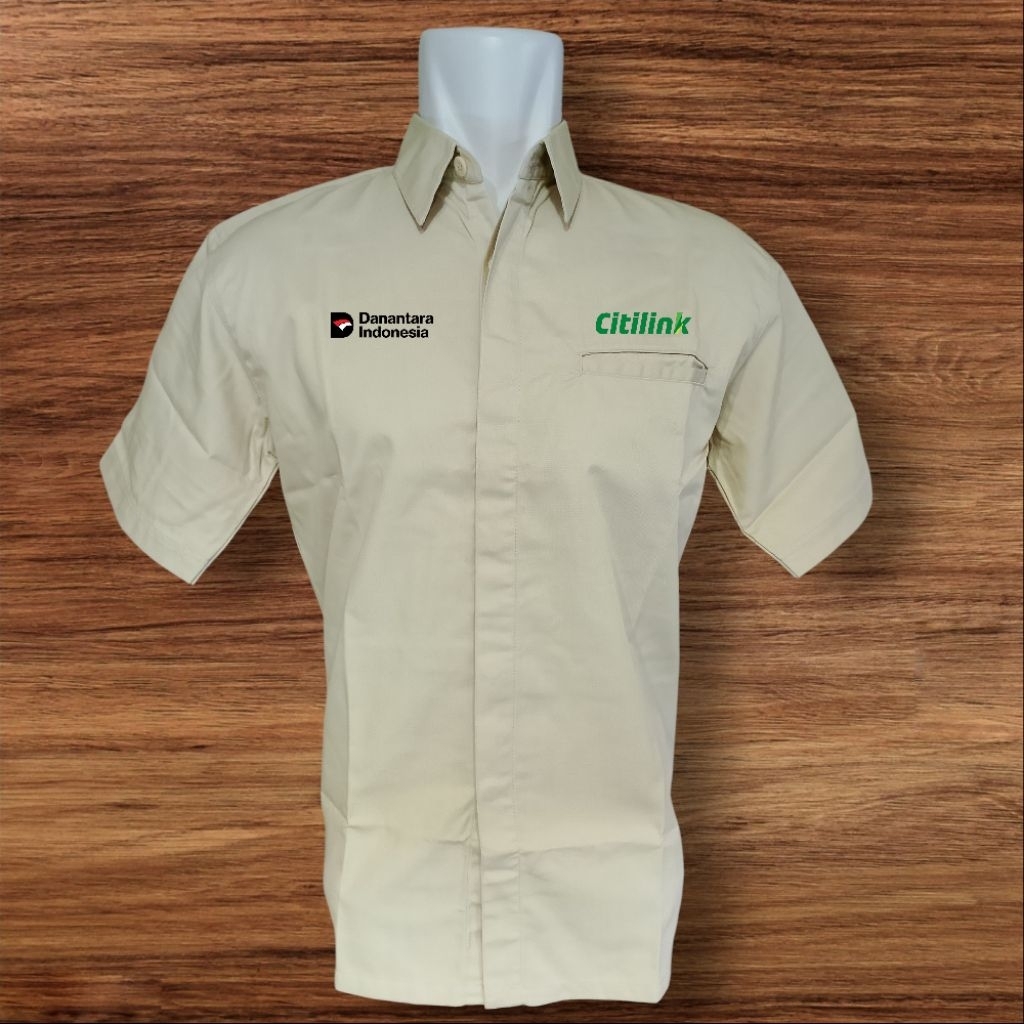 Kemeja Danantara Citilink Seragam Citilink KRIM Pendek