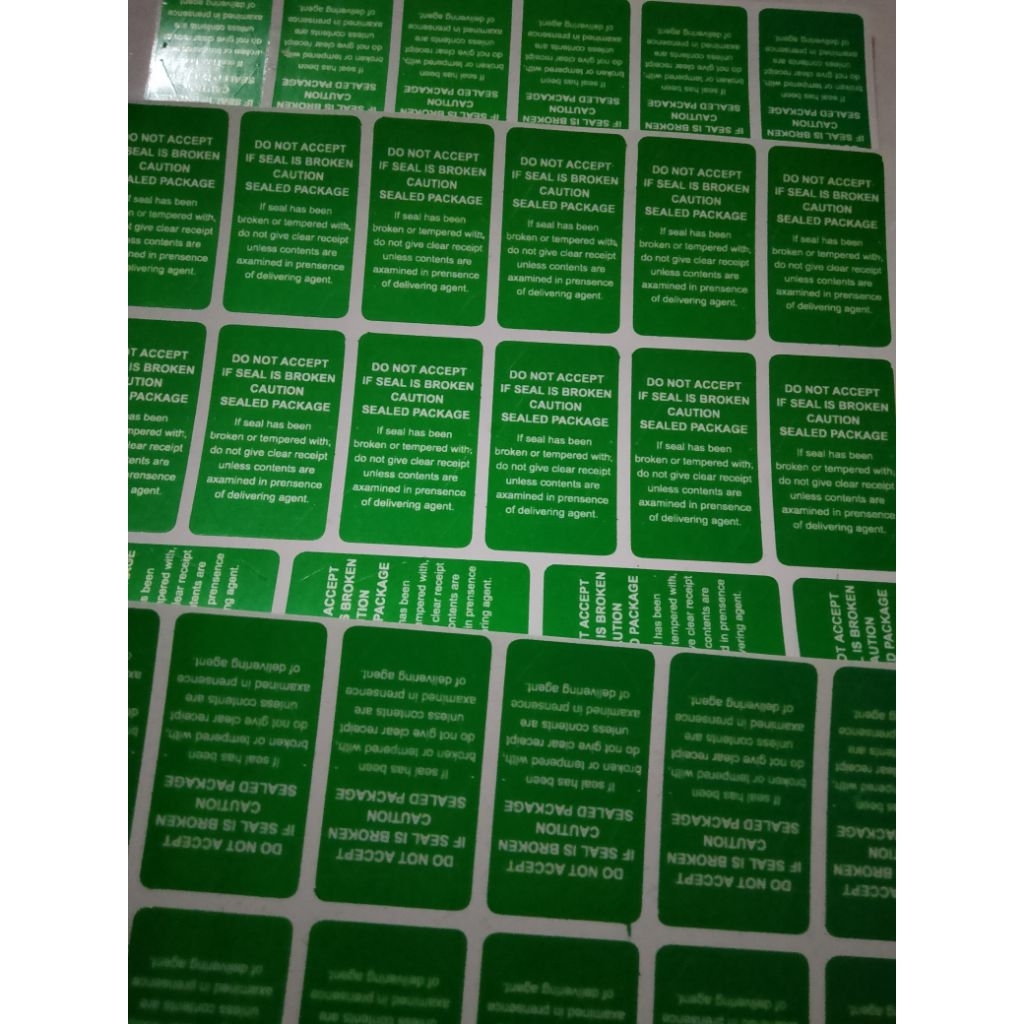 Stiker Segel Oppo Hijau