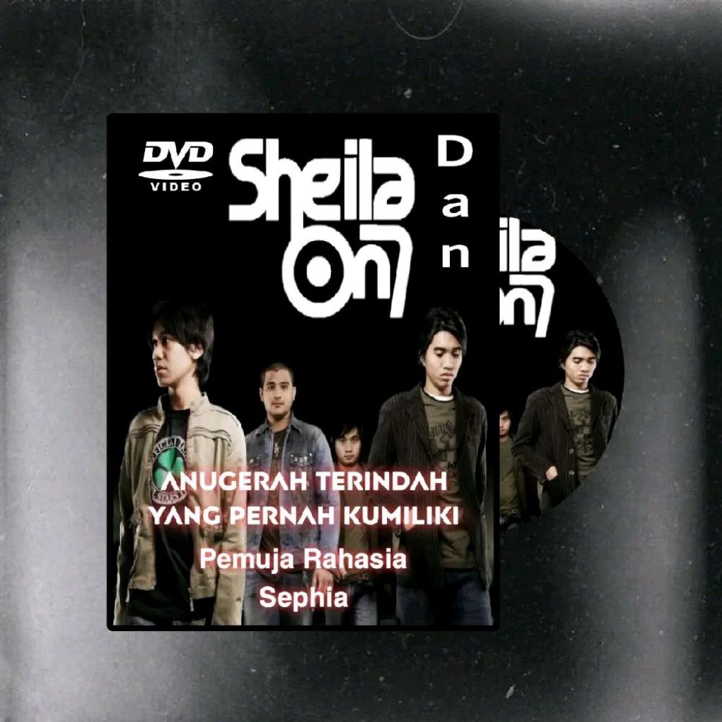 KASET DVD MOBIL LAGU SHEILA ON 7 FULL ALBUM TERBAIK TERPOPULER - KASET DVD VIDIO MUSIK POP BAND INDO