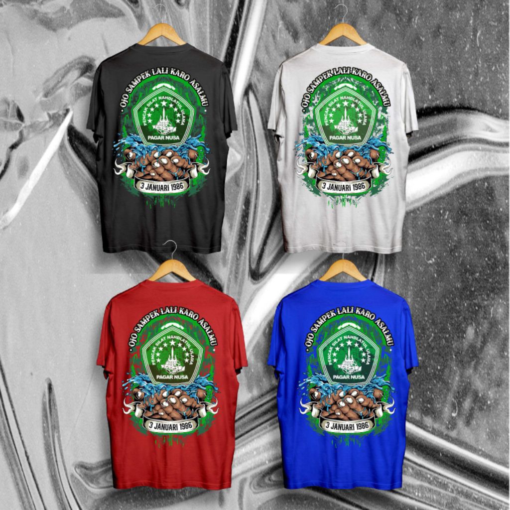 Kaos pagar Nusa logo pakem