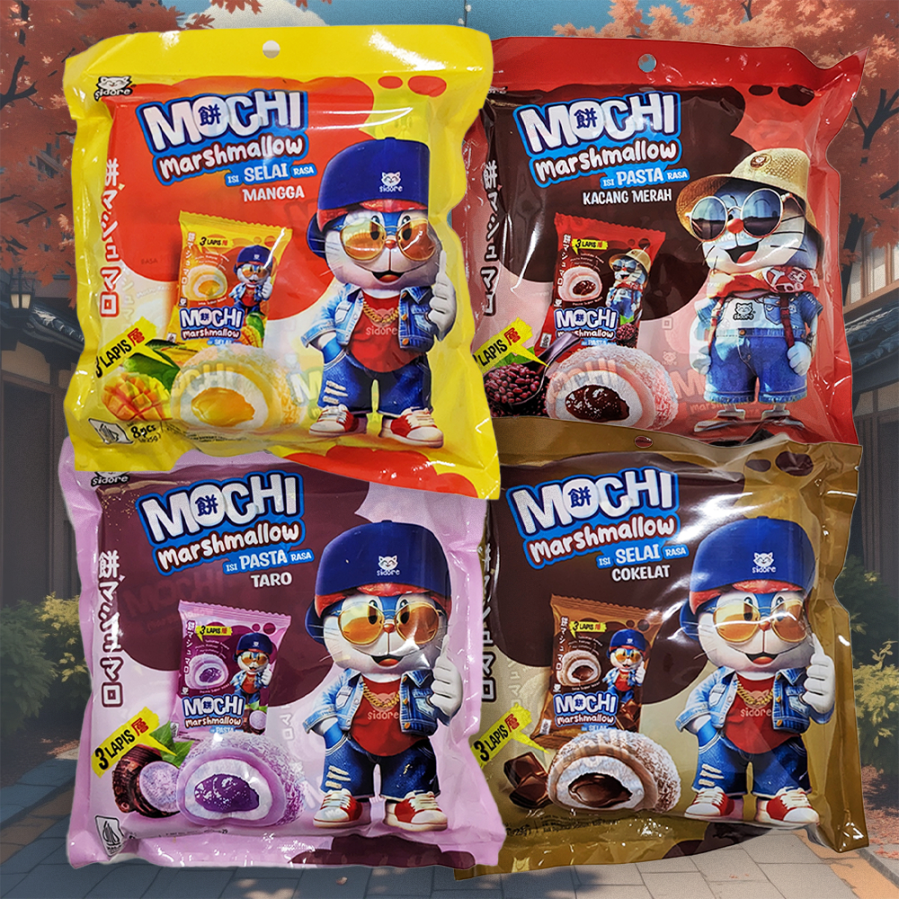 

Mochi Marshmallow Sidore 1 DOS 6 Pack isi 8 Pcs