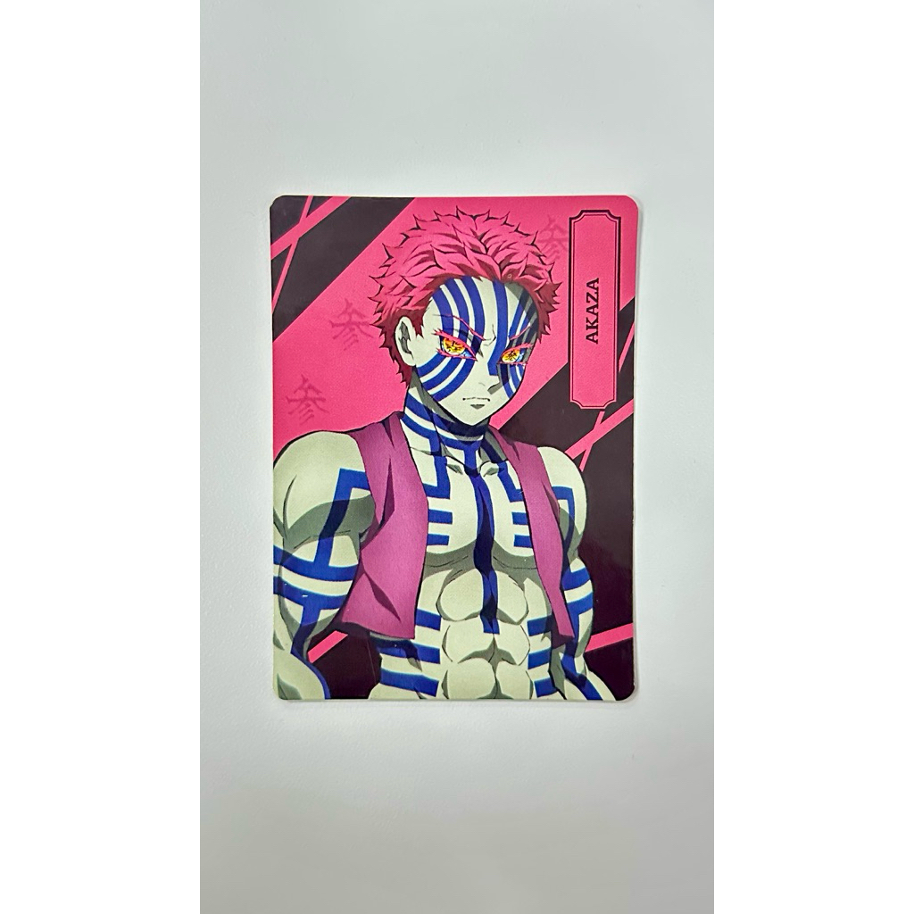 Family Mart Demon Slayer Collectible Card Kimetsu No Yaiba Photo Card - Akaza