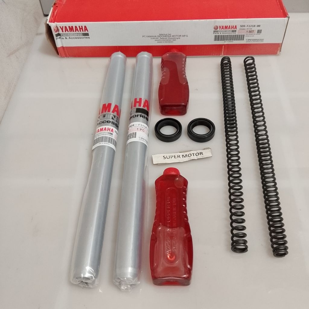 Shock Depan Komplit+Per+sil+oli vega zr/vega rr/vega r new Ori