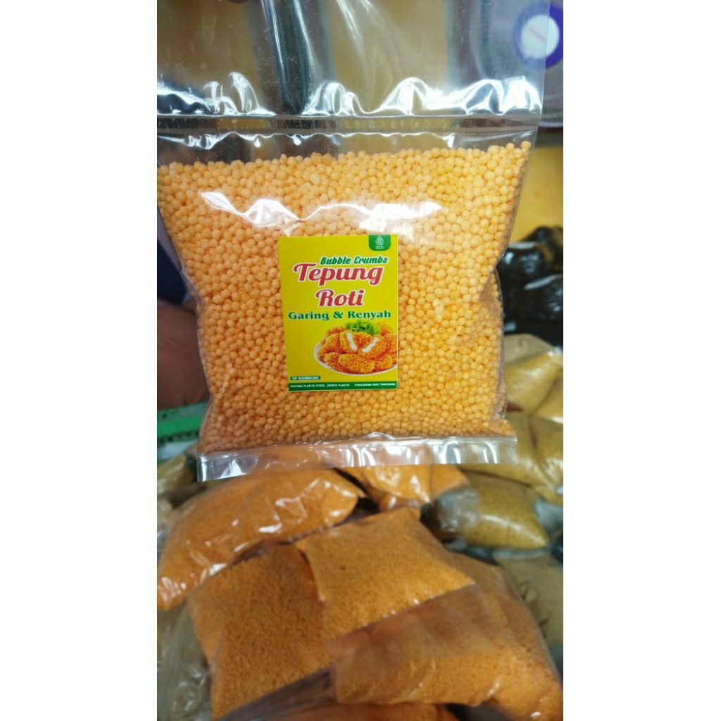 

bubble crumbs/tepung roti bulat bulat/bubble crumb naget/crumb naget