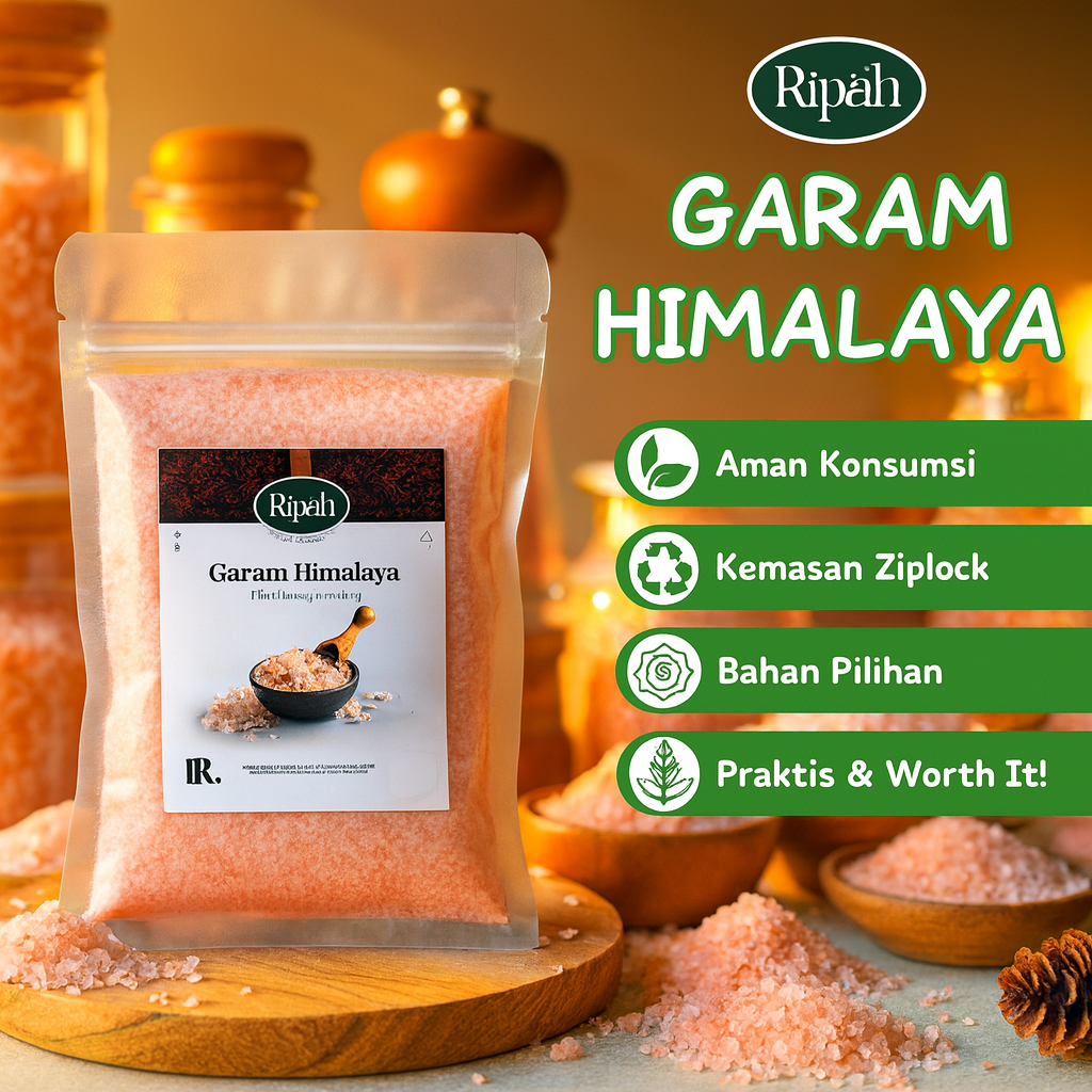 

100gr Garam Himalaya / Pink Himalaya Salt / Rempah / Ripah Rempah PREMIUM QUALITY