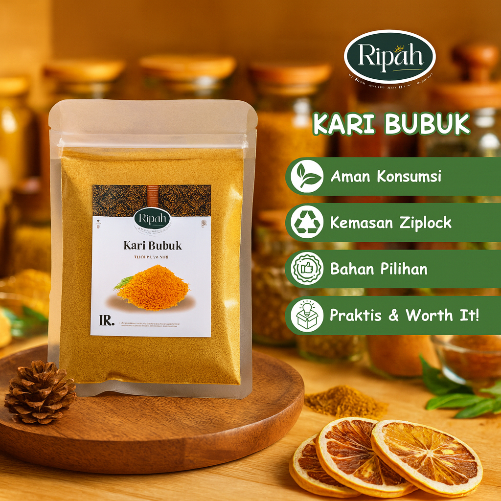 

25gr Kari Bubuk / Curry Powder / Ripah Rempah PREMIUM QUALITY