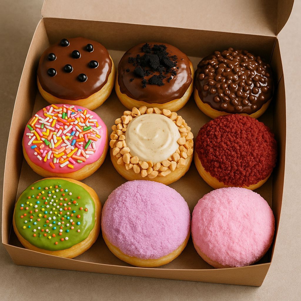 

9 Pcs Donat Kentang susu Mix