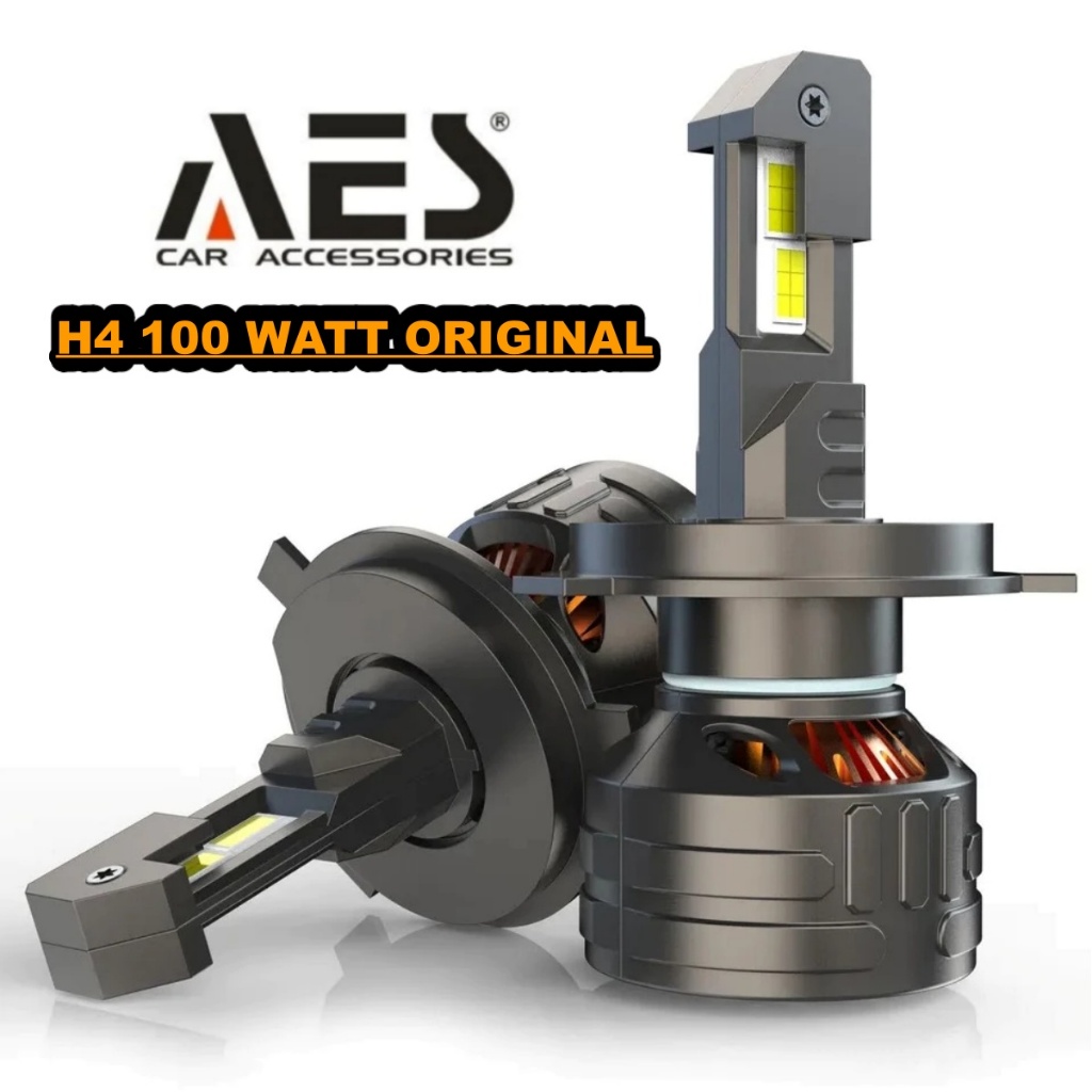 Lampu Led Headlight AES Turbo P5 Led Headlight H4 100 Watt Premium Quality...
