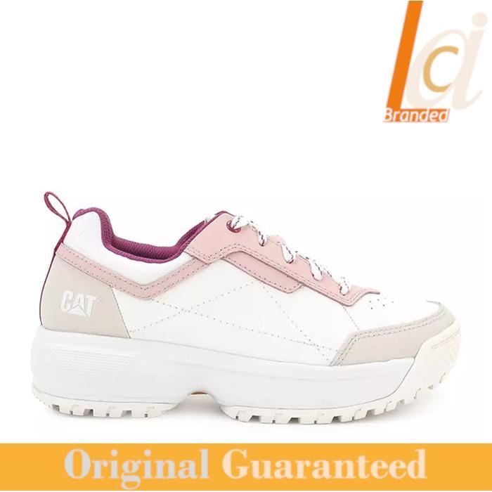Sepatu Platform Sneakers Wanita Original Caterpillar Flame - Birch/Peach Whip