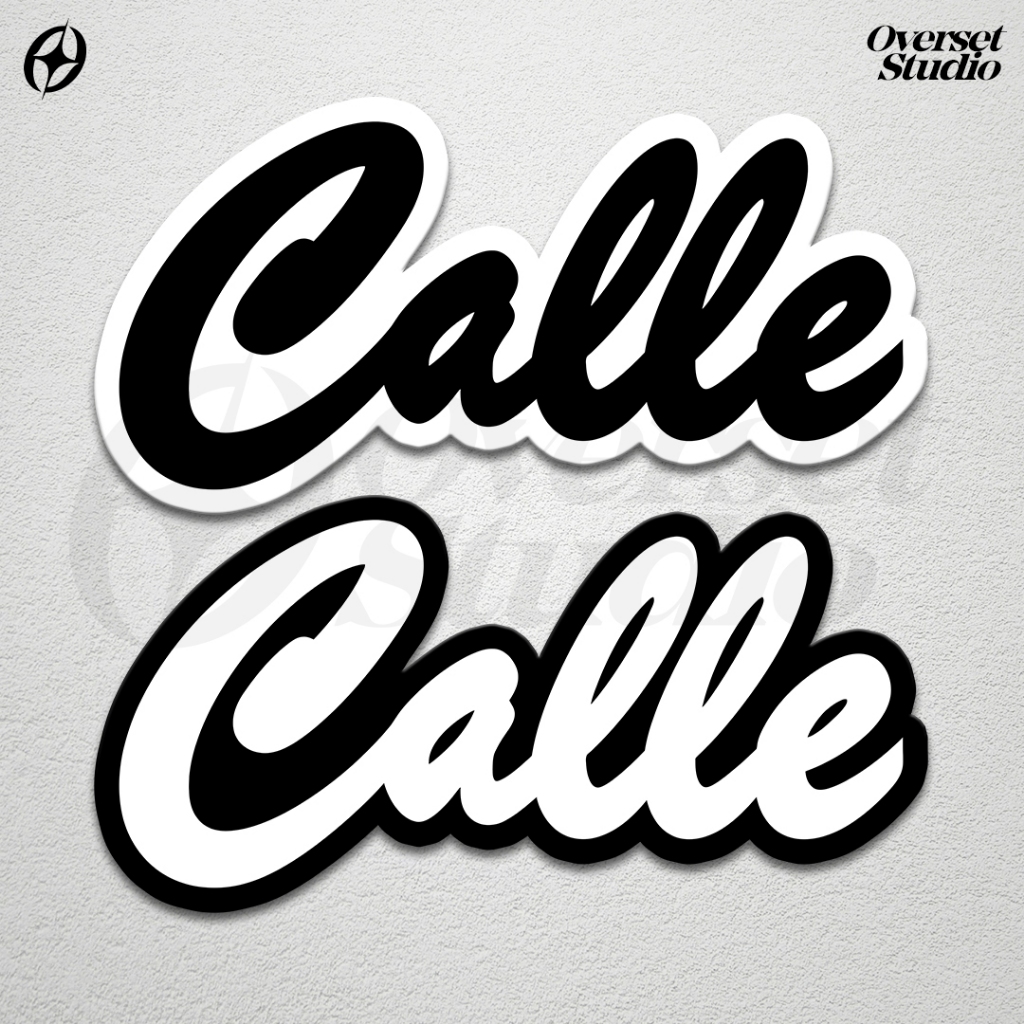 

(GRATIS ONGKIR & COD) Sticker Brand Logo Calle / Stiker Calle Brand Lokal / Sticker Brand Calle x Snsb Hypebeast Streetwear / Sticker Calle Snsb Chmb Preface / Sticker Vinyl Glossy / Sticker Aesthetic / Stiker Satuan / Stiker Tumbler