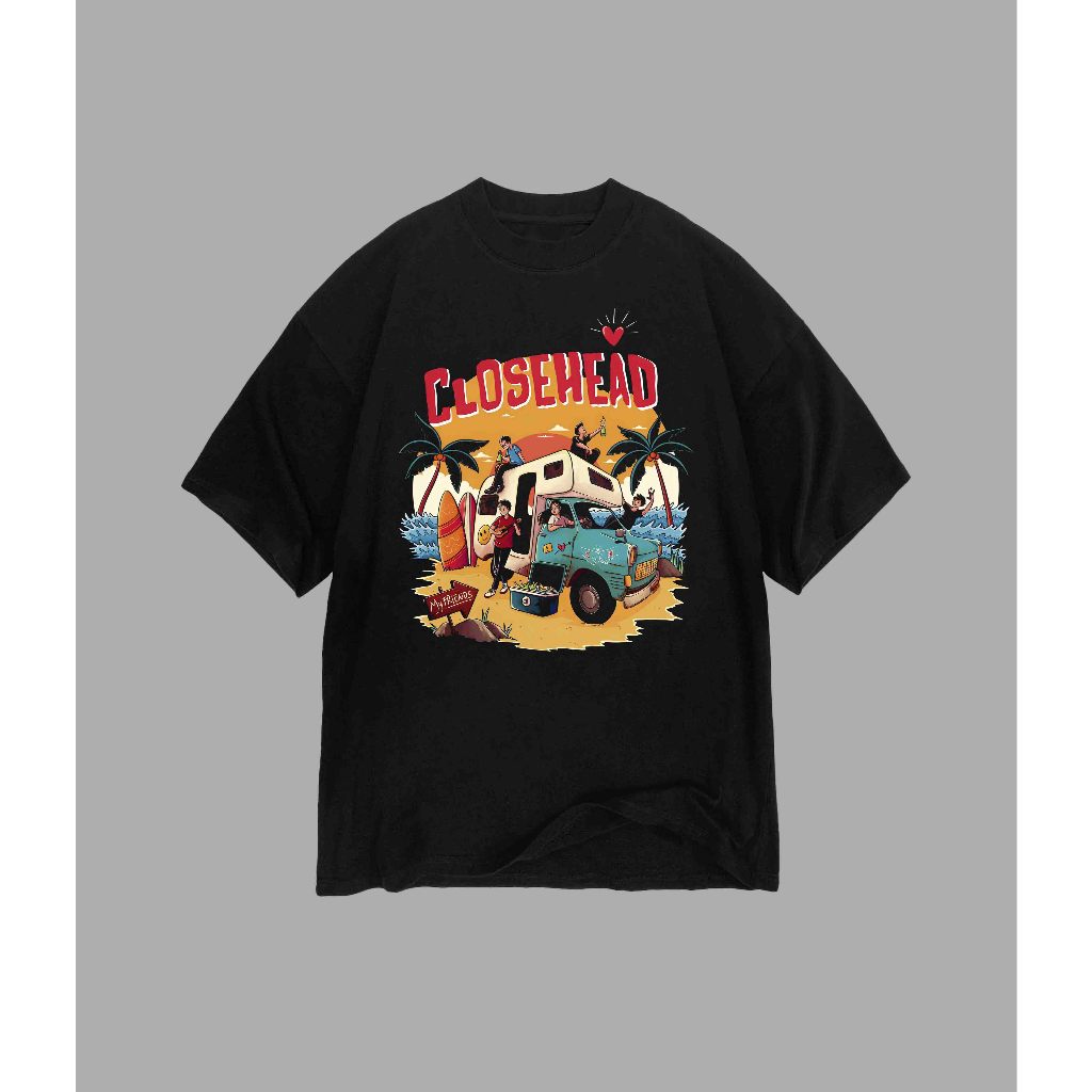 T-shirt Closehead - My Friends | Kaos Band Closehead - My Friends