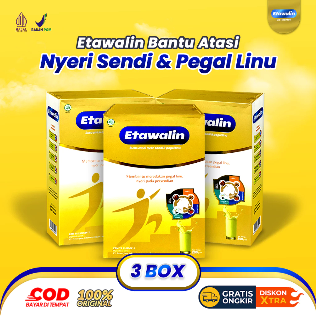 

Baru Etawalin Susu Etawa Asli Atasi Nyeri Sendi Dan Pegal Linu 3 Box