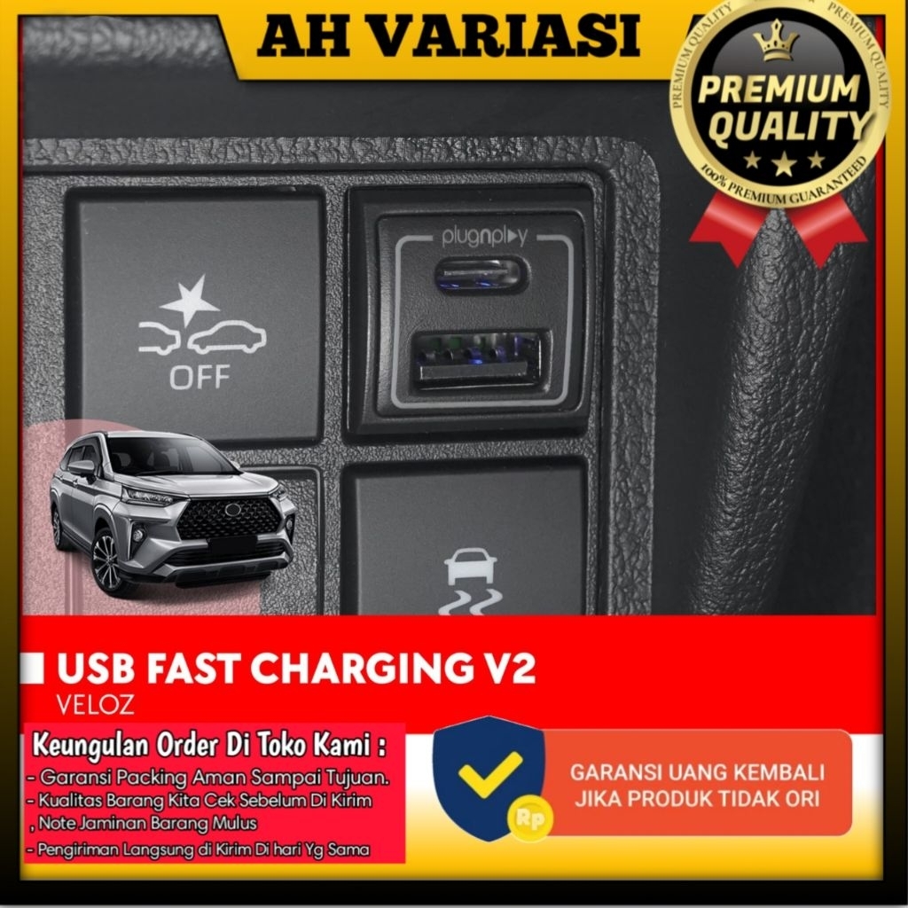 All New Xenia 2022-2025 - USB Fast Charging Khusus All Xenia 2022-2025 Otoproject