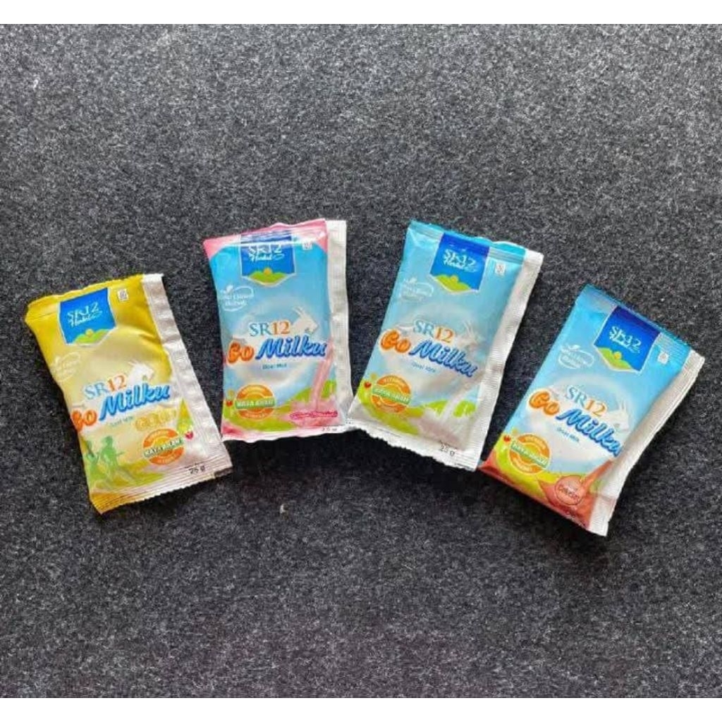 

Go Milku SR12 Susu kambing etawa bubuk kemasan sachet, bantu jaga kesehatan imun tubuh