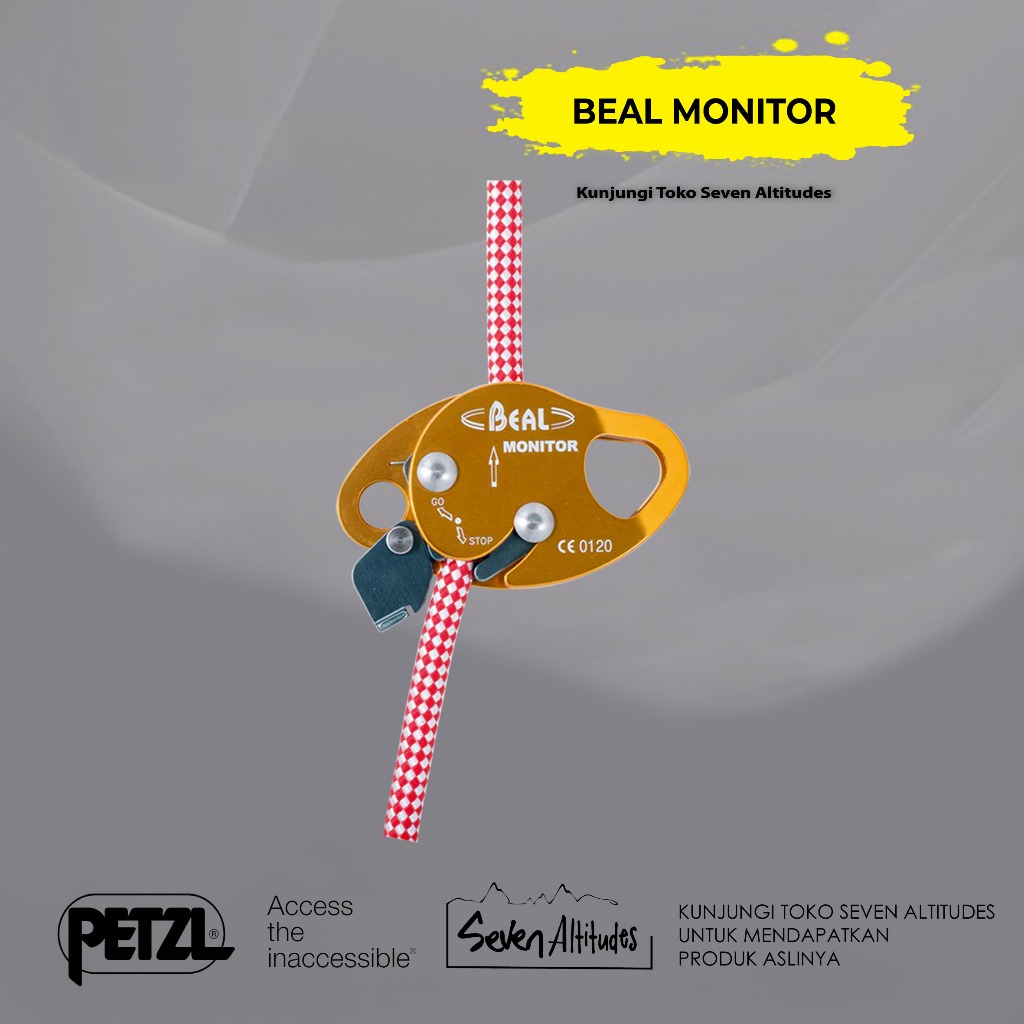 Beal Monitor mobile fall arrest device with swivelling side plate