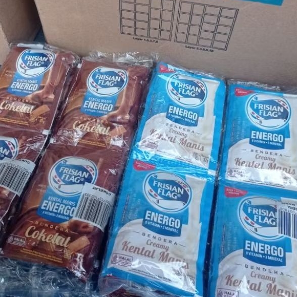 

Frisian Flag Susu Kental Manis Bendera Sachet 1 pack/6pcs