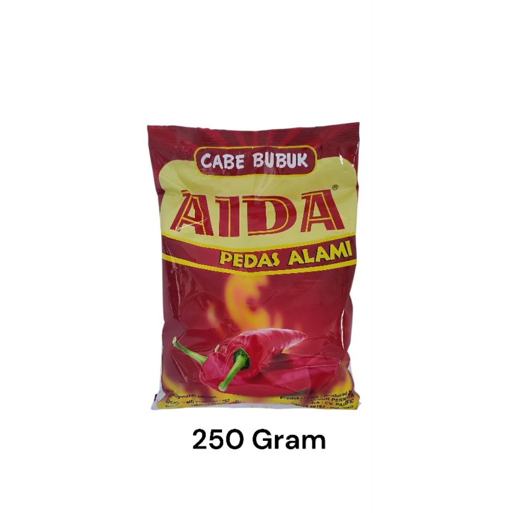 

Aida Cabe Bubuk Aida Bubuk Cabe Pedas Alami Ukuran 250 gram