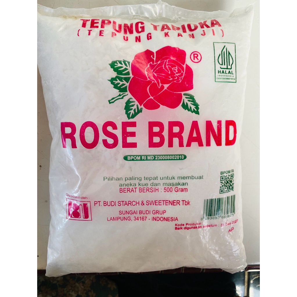Tepung tapioka Rose brand