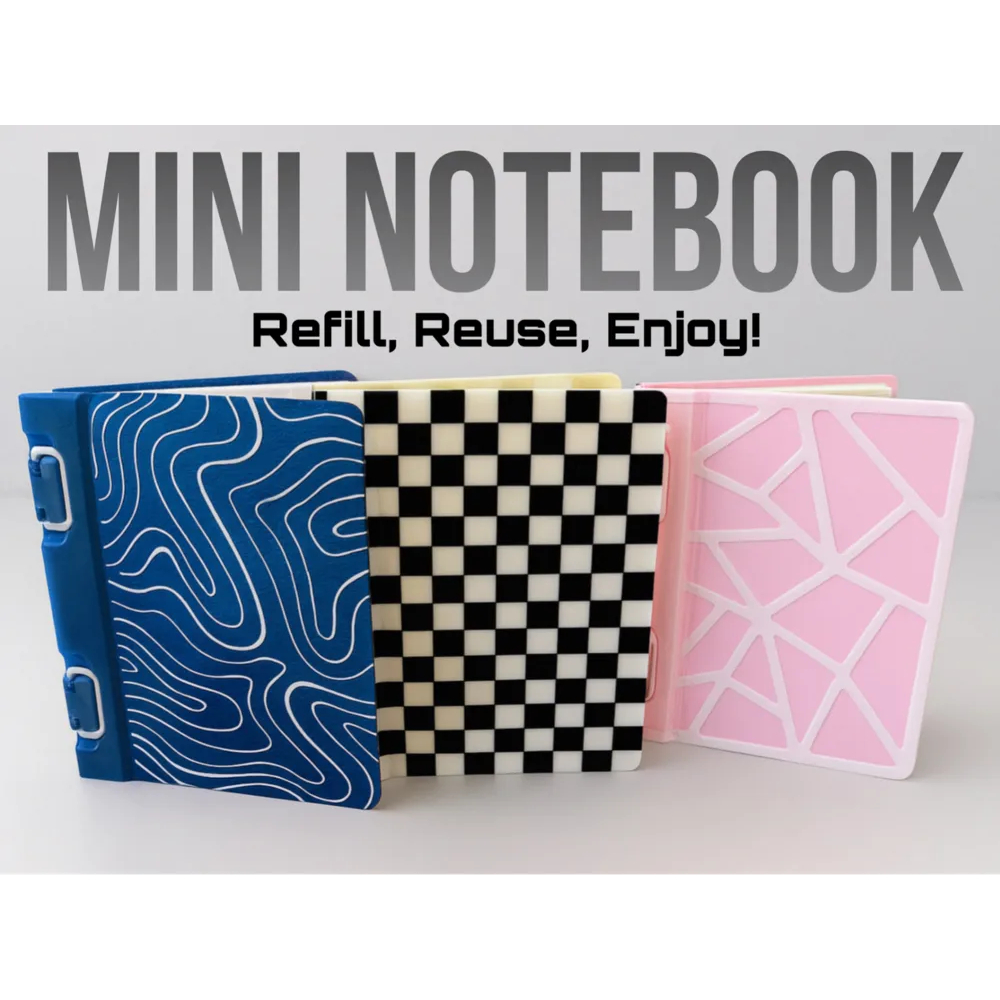 

Mini Notebook | Buku Catatan Kecil Lucu Terbuat Dari Bahan Plastic PLA | Versi Notebook Terbaru Dibuat Dengan 3D Printing Bisa Custom Gambar/Bentuk