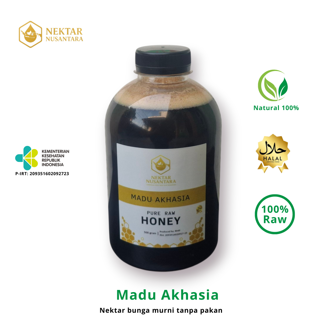 Madu Asli Murni Akasia 100% Alami Tanpa Campuran – Madu Original Madu Nektar Nusantara