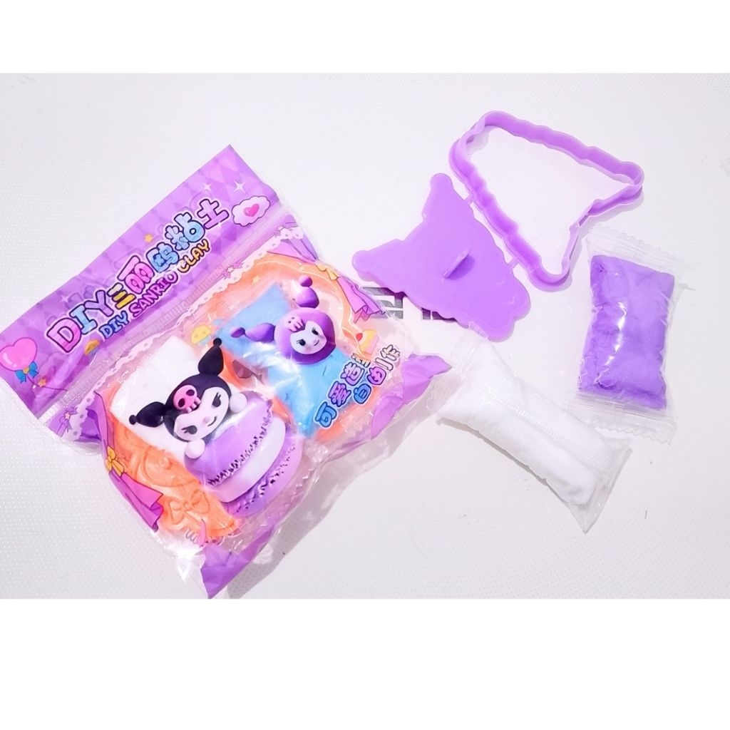 DIY mainan cetakan Clay Sanrio /cetakan clay my melody /cetakan clay kuromi