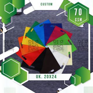 

Tas Spundbond Oval Ukuran 20x24 Goodybag Laken 70 GSM CUSTOM