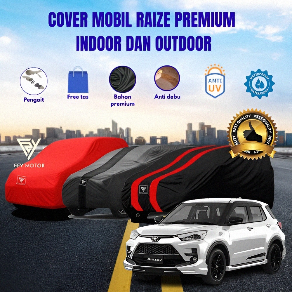 Cover Sarung Mobil Raize Rocky, Selimut Mobil Raize Rocky, Penutup Mobil Raize Rocky