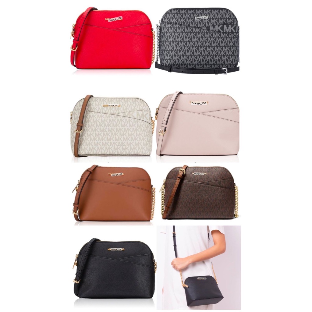 TAS WANITA MK JET SET TRAVEL MEDIUM DOME CROSSBODY BAG ORIGINAL