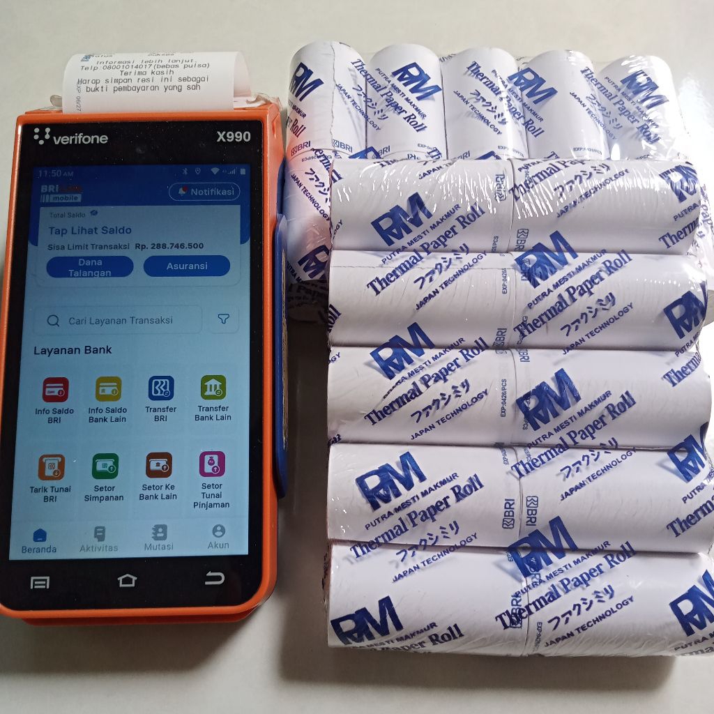 

KERTAS THERMAL LOGO BRI PMM 12M