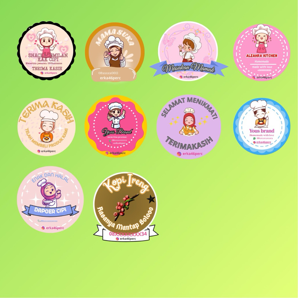 

Cetak Stiker Label Makanan / Minum produk kemasan Cromo,Vinyl