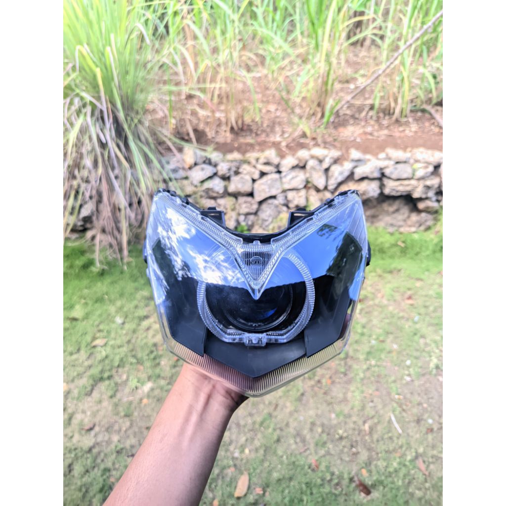 Reflektor Custom Supra x 125 (Batman) Single Biled 2,5