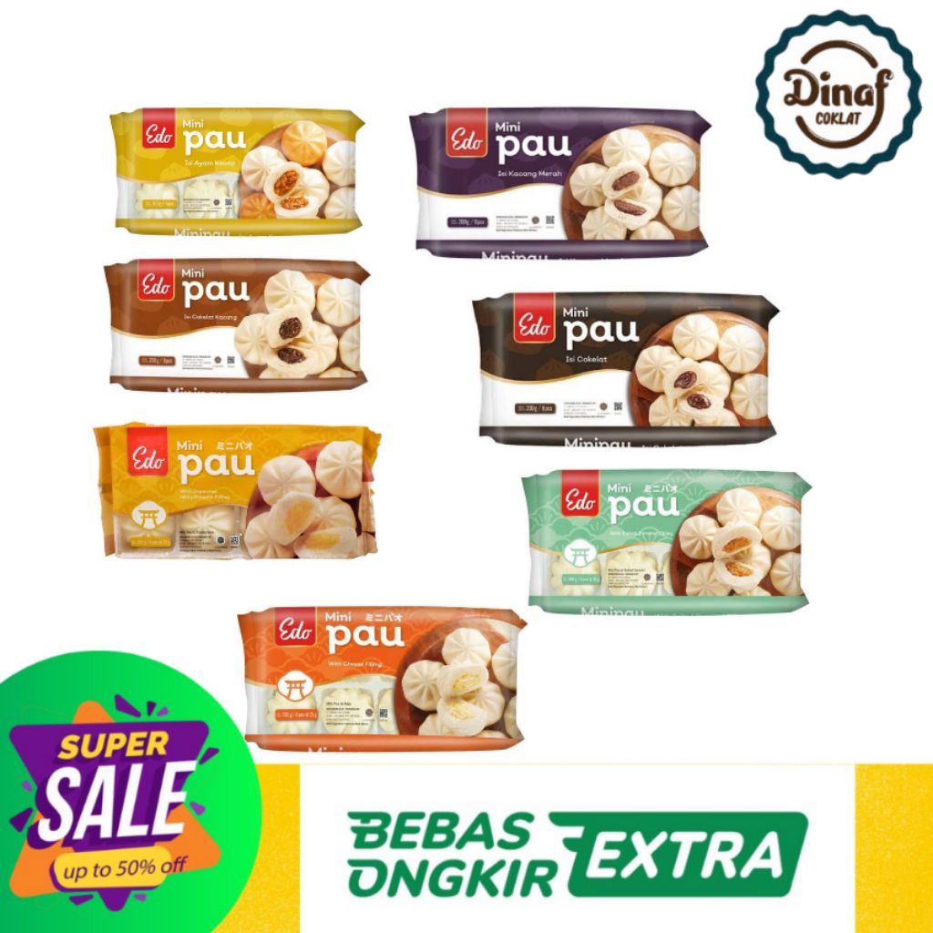 

Edo Mini Pau 200 Gr Isi 8 – Pilihan 7 Varian Rasa Enak & Lembut (Ayam Kecap / Cokelat Kacang / Cokelat / Salted Caramel / Cheese / Kacang Merah / Milky Banana)