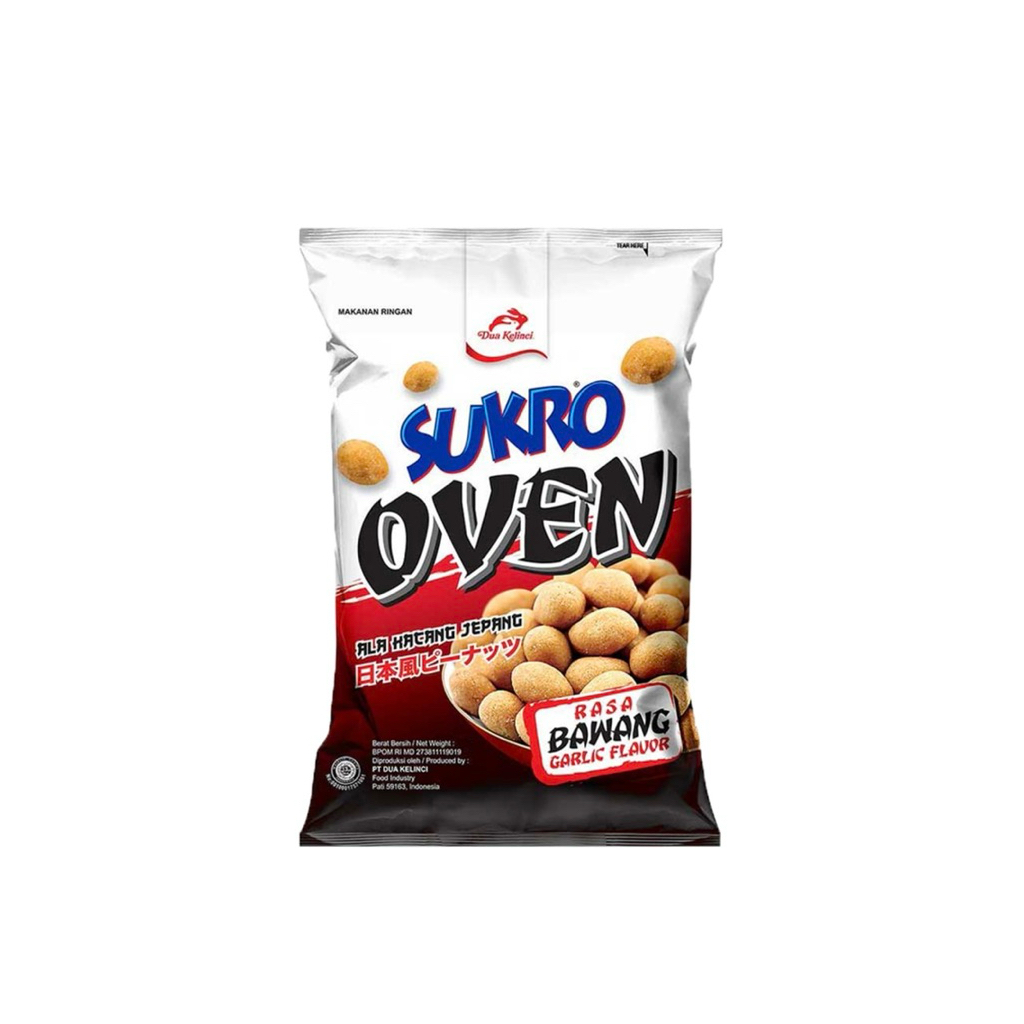 

Sukro Kacang Oven Bawang Dua Kelinci 95 gr