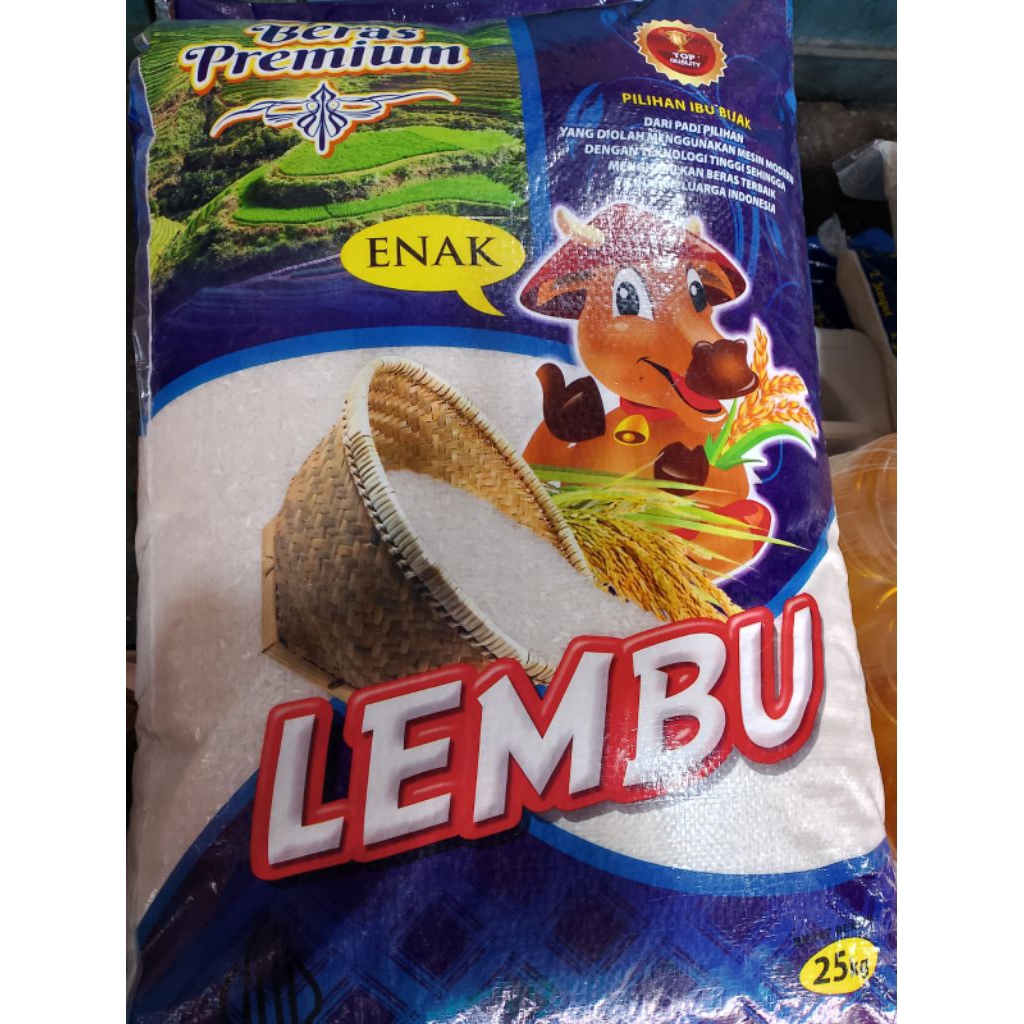 

Beras Premium merk Lembu beras surabaya 25kg