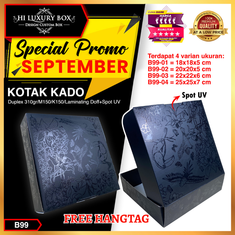 

Box Hampers - Dua Packaging Hijab Mukena Baju - Kotak Kado - Souvenir- B99