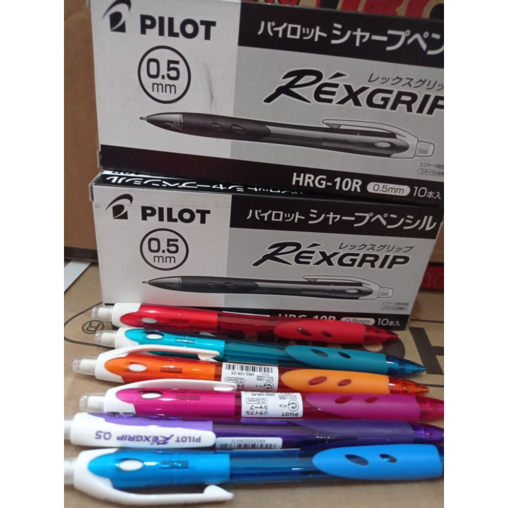 

pensil mekanik rexgrip merek pilot 0.5
