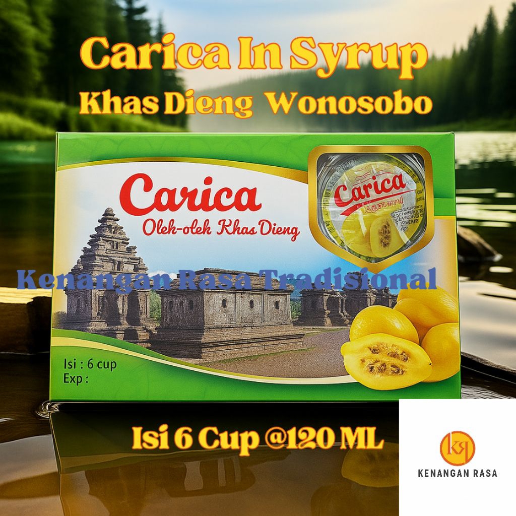 

Carica Wonosobo Kemasan Kardus Isi 6 Cup 120ml | Buah Carica Segar Manisan Khas Wonosobo