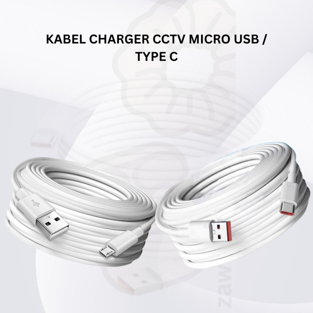 ZAW - KABEL CHARGER MICRO USB TYPE TIPE C MIKRO KAMERA HP CCTV SUPPORT FAST CHARGING