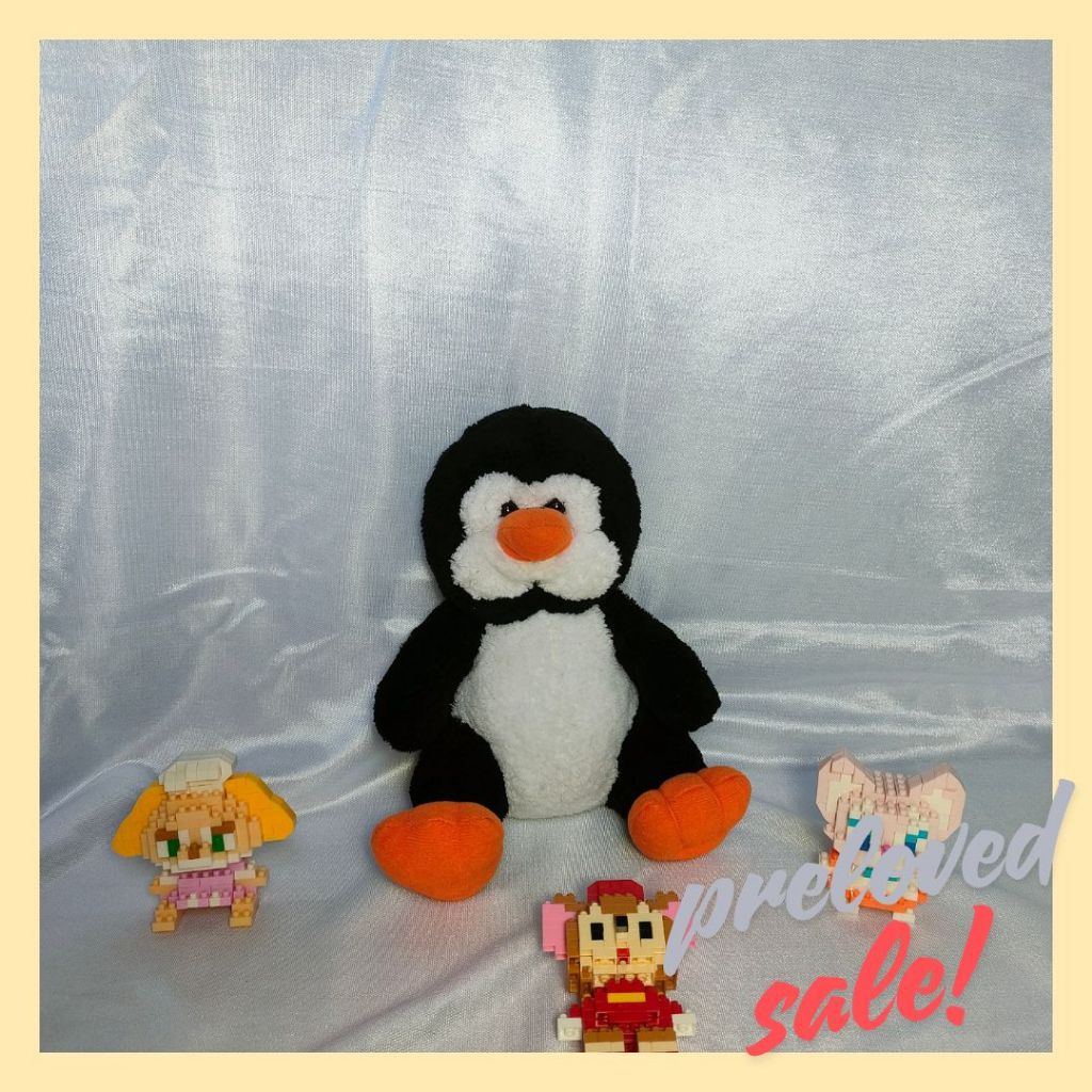 Boneka Pinguin Boneka Penguin Kecil Preloved