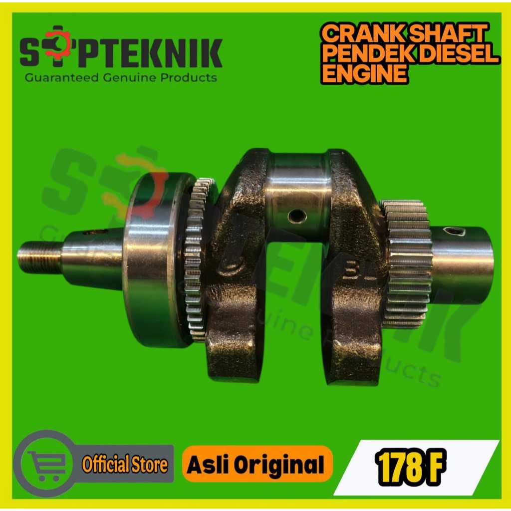 CRANKSHAFT PENDEK ENGINE DIESEL 178F