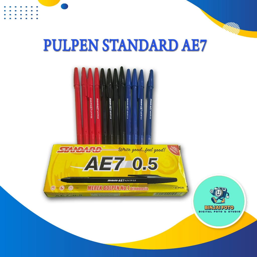 

Pulpen Standard AE-7 – Ballpoint Halus & Nyaman