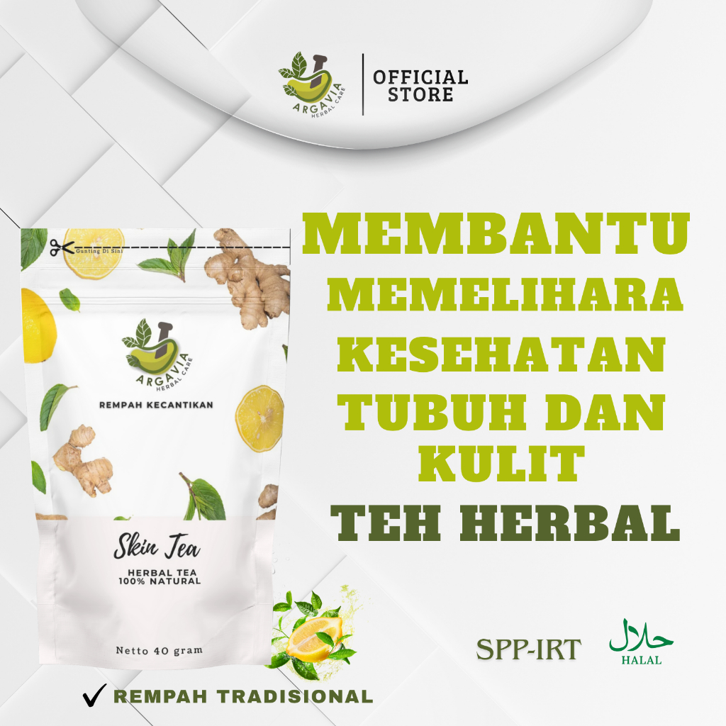 

Argavia Skin Tea Teh Herbal Glowing Kulit Sehat