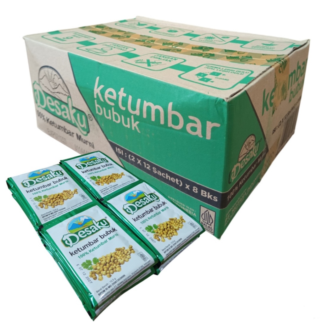 

1 BAG DESAKU KETUMBAR BUBUK ISI 24SACHET 100% KETUMBAR ASLI Rempah