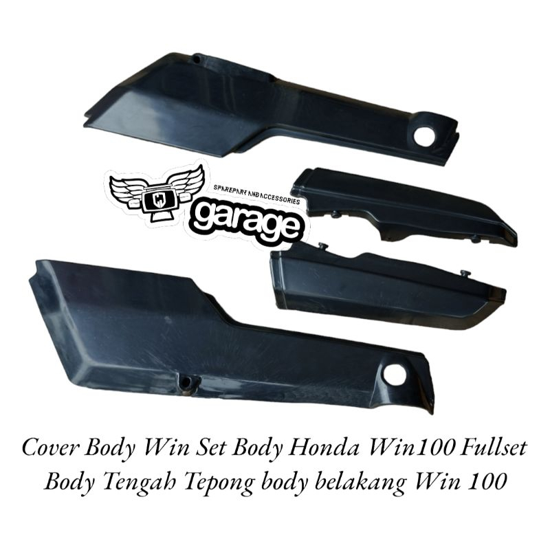Cover body Honda win set Cover body samping win100 Body tengah body Tepong belakang win 100 fullset