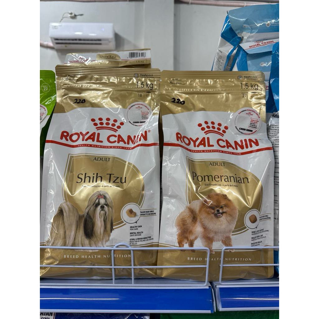 Royal Canin Adult Pomeranian & Shihtzu Makanan Anjing 1.5kg