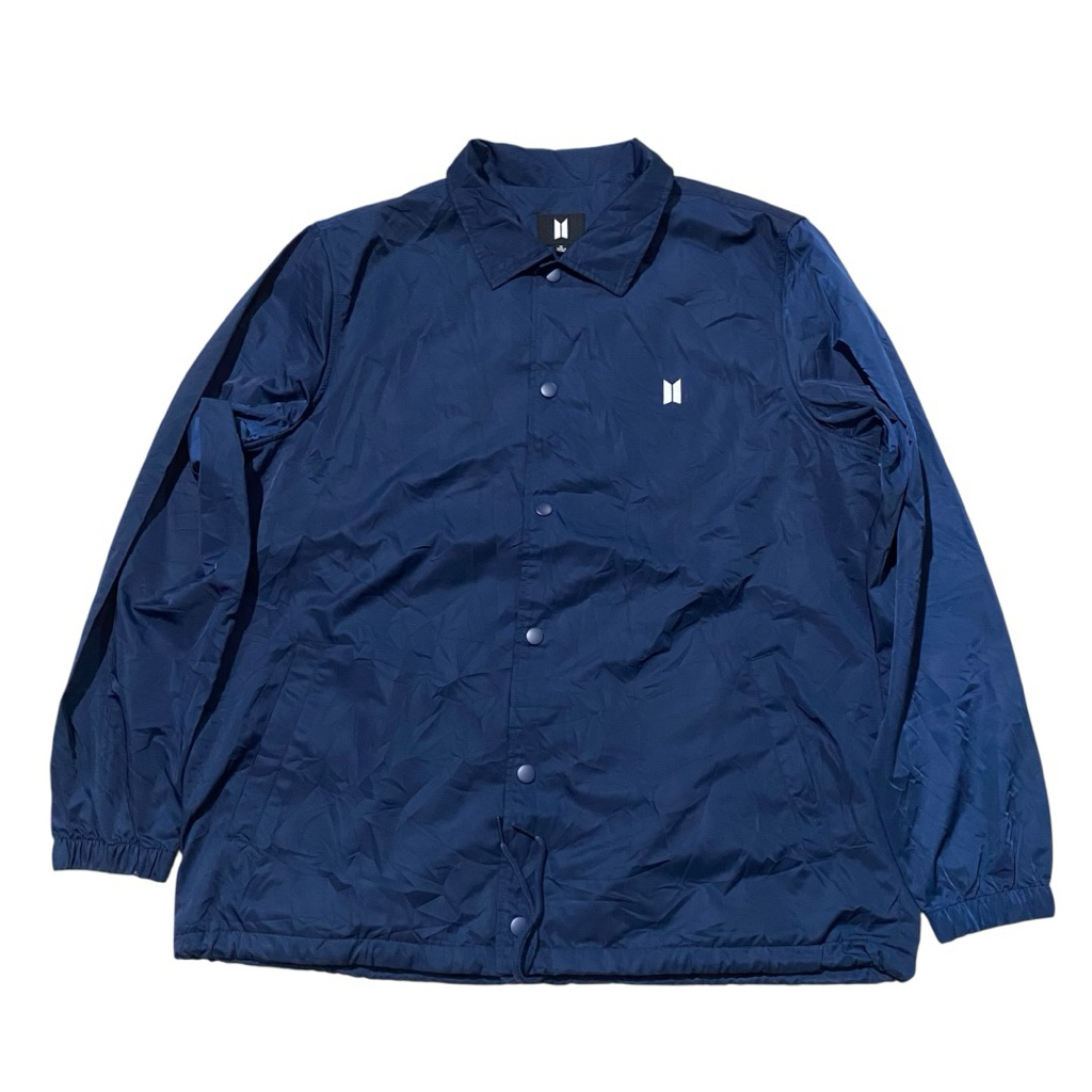 BTS varsity fake love navy coach jacket